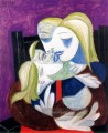 Woman et enfant Marie Therese et Maya 1938 kubist Pablo Picasso